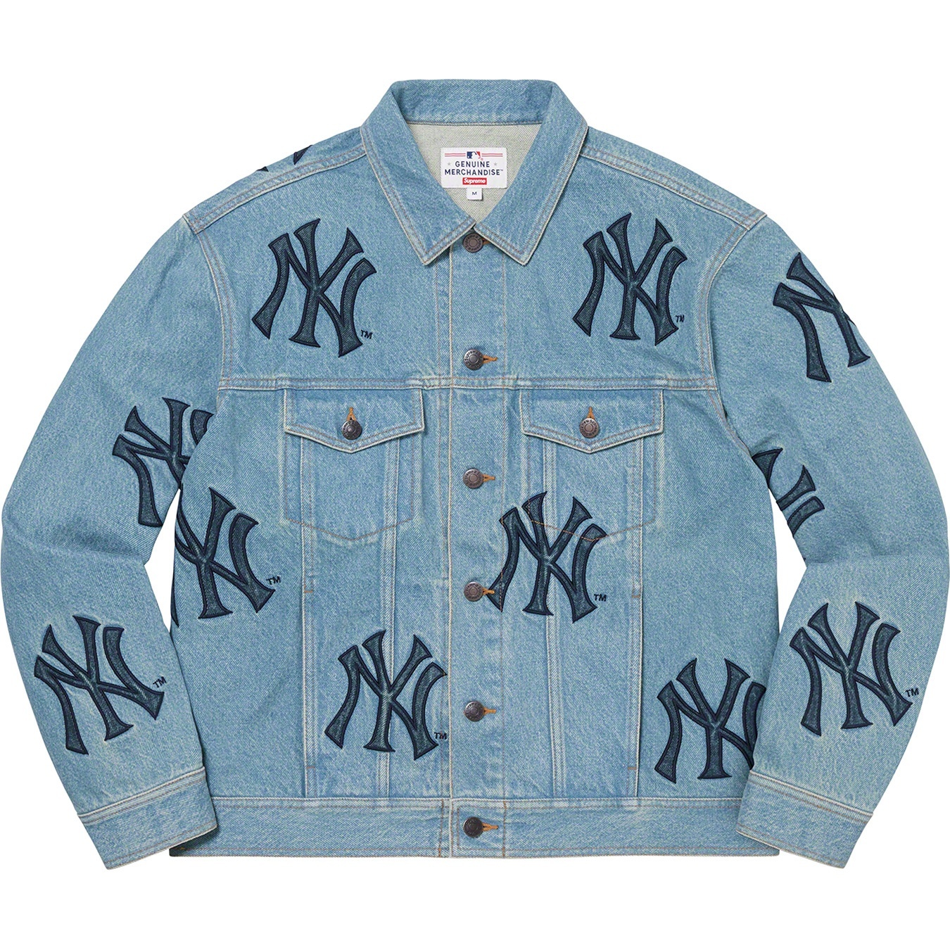 Supreme®/New York Yankees™Denim Trucker Jacket view 6